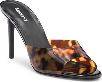 Abound Paz Spike Heel Sandal in Black Tortoise at Nordstrom Rack, Size 5.5
