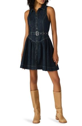 Steve Madden Senia Denim Shirtdress in Dark Indigo at Nordstrom, Size 16