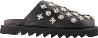 Toga Archives Mule - Dames - Slip ons - Zwart - 36 EU - Leer - Schoenen