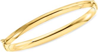 Ross-Simons Italian 5mm 10kt Yellow Gold Bangle Bracelet