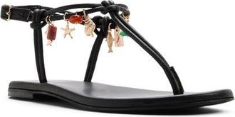 Aldo Seajewels Ankle Strap Sandal in Black at Nordstrom, Size 7.5