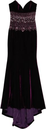 Saiid Kobeisy Strapless Dress With Embroidered Detailing