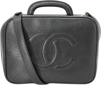 Chanel Pre-owned Handbags, female, Black, Size: ONE SIZE Pre-owned Vanity Bag