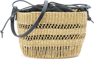 Muuñ Panier Mini Minette Naturel Noir