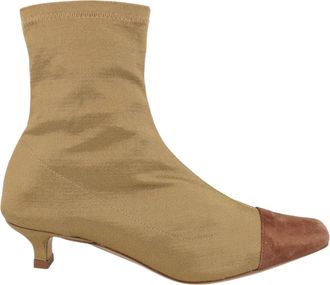 by FAR Karl Suede-Trimmed Stretch Sock Boots