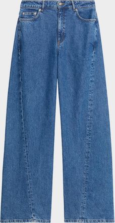 Cinq &agrave; Sept Carina Wide-Leg Denim Jeans