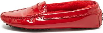 Tod's x Ferrari Mocassini in pelle verniciata - Rosso
