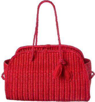 Jacquemus Turismo Raffia Satchel