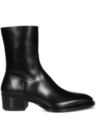 Dsquared2 45mm Pierre ankle boots - men - Calf Leather/Calf Leather/Calf Leather/Suede - 39 - Black