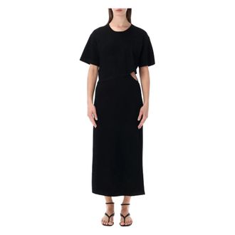 The Garment Madison Midi Jurk - Dames - Casual kleedjes - Zwart - XS - Kleedjes