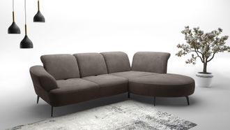 Sit&more Ecksofa »Dance, L-Form, inkl. Sitztiefenverstellung« inkl. Click&Seat, optional mit Kopfteilverstellung