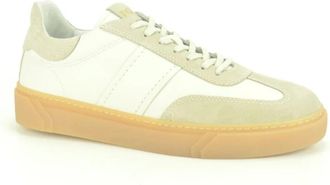 Nero Giardini Beige Combi Sneaker Gum Z - Heren - Sneakers - Beige - 42 EU - Schoenen