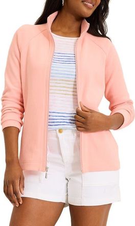 Tommy Bahama New Aruba Zip Jacket in Light Salmon at Nordstrom, Size X-Large