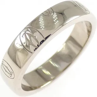 Cartier White Gold White Gold (18K) Band Ring (Pre-Owned)