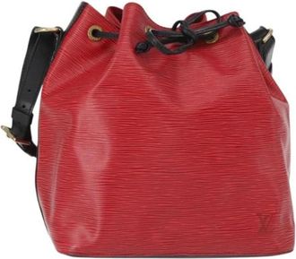 Louis Vuitton Pre-owned Vintage Bucket Bag - Dames - Vintage Tas - Rood - ONE Size - Leer - Vintage