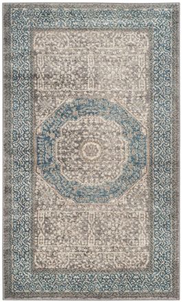 Safavieh Alfombra gris/azul 122 x 170 cm