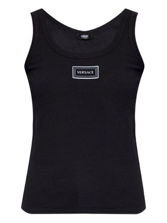 Versace Katoenen tanktop met Versace-logo