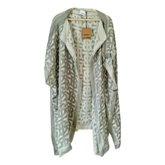 Burberry Silk Logo Poncho/Cover Up