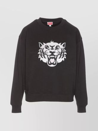 Kenzo cotton crewneck long-sleeve jumper