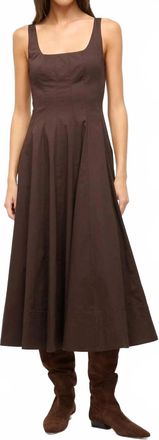 Staud Wells Dress In Earth