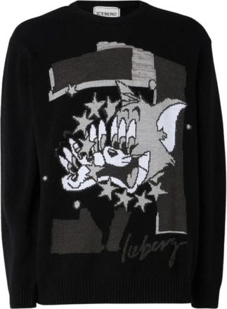 Iceberg Uomo, Maglie, Nero, 2Xl, new