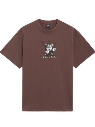 Brain Dead Brown Crew Neck T-Shirt