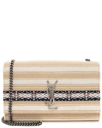 Saint Laurent Saint Laurent Canvas Printed Monogram Kate Shoulder Bag (Authentic Pre-Loved)