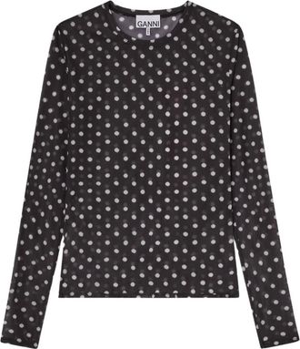 Ganni Donna, Top, Nero, XL, new