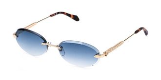 Just Cavalli SJC155 300Q Mens Sunglasses Gold Size 58