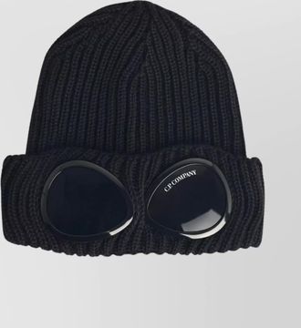 C.P. Company wool ribbed beanie