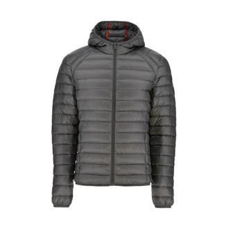 Jott Heren donsjack met capuchon - Heren - Gewatteerde jassen - Grijs - 4XL - Denim - Jassen