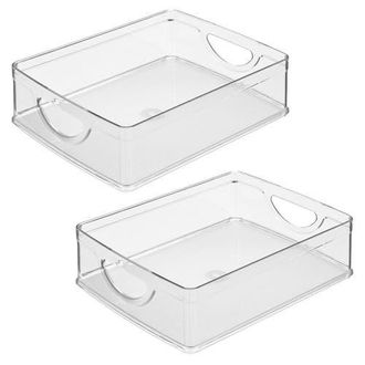 iDesign Stackable Pantry Bin with Handles - Set of 2 - Clear - Made in USA at Nordstrom