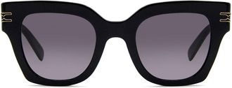 Bulgari BV40013I 01B Womens Sunglasses Black Size 49