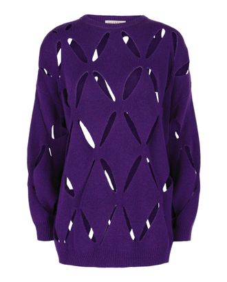 Valentino Cutout Wool Sweater