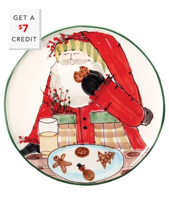Vietri Vietri Old St. Nick Cookie Plate With $9 Credit