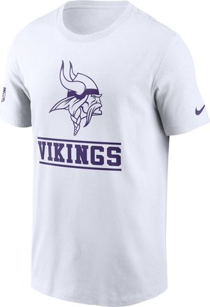 Nike Minnesota Vikings Essential Nike Mens Dri-FIT NFL Short-Sleeve T-Shirt in White | 02ET10A9M-SWV