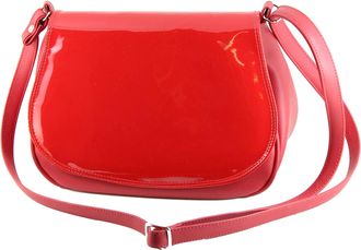Loni Shoulder Bags for Women Handbag Crossbody Everyday Saddle Bag Medium Patent/Pu Leather