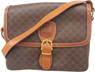 Celine Pre-owned Cross Body Bags, female, Brown, Size: ONE SIZE Pre-owned Plastic Cross Body Bag