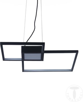 tomasucci SQUARE chandelier, black