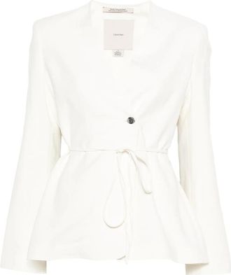 Calvin Klein Tied-waist Jacket