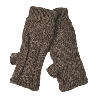 Nirvanna Designs Cable Handwarmers in Tweed at Nordstrom