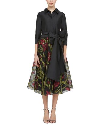 Theia Azura Midi Dress
