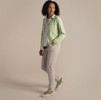 Craghoppers Dames/Dames Adventure III Nosilife Shirt Met Lange Mouwen (Boeddhistisch Groen)