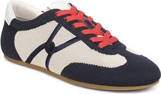 Veronica Beard Riviera Knit Sneaker in Navy/Ecru at Nordstrom, Size 6.5