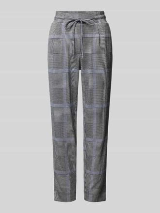 Tom Tailor Lockere Karohose mit LENZING EcoVero in Hellblau, Gr&ouml;&szlig;e 36/28