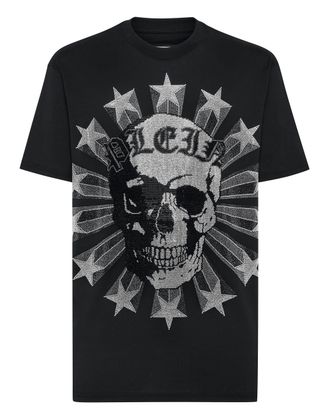 Philipp Plein T-shirt Round Neck SS with Crystals