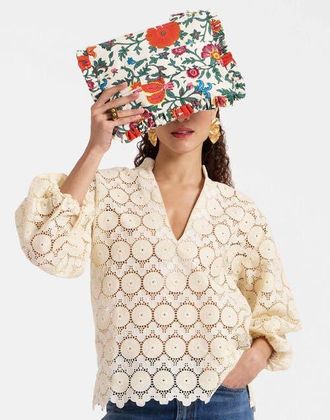 La DoubleJ Hand Pochette in Dragonflower Mini Multicolor at Nordstrom