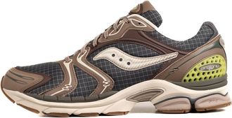 Saucony Mens Progrid Triumph 4 Sneakers In Carbon Taupe