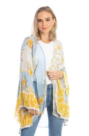 Saachi Floral Garden Sheer Ruana in Blue at Nordstrom Rack