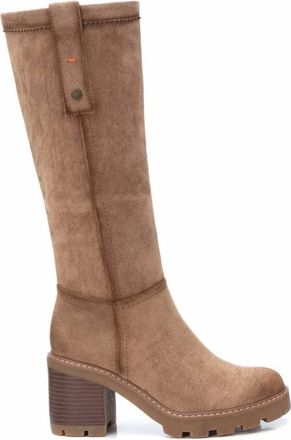 Refresh Womens Casual Suede Boots In Light Brown